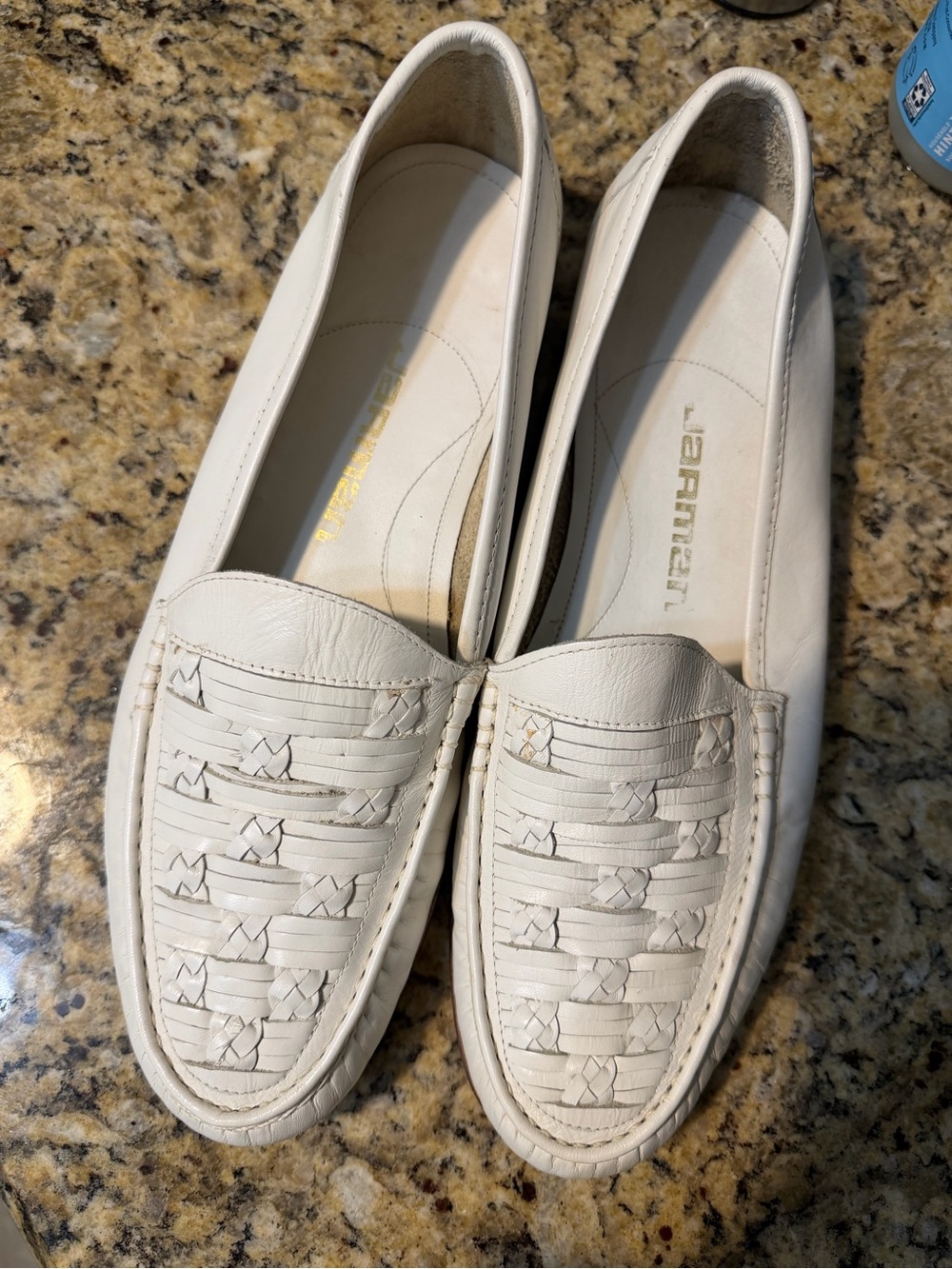 Jarman Leather Woven Loafers for Men. Made in Brazil. Vintage Size 9